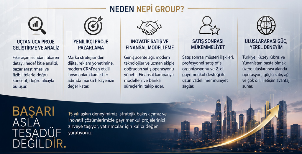Nepi Group stratejik proje satış ve pazarlama süreci